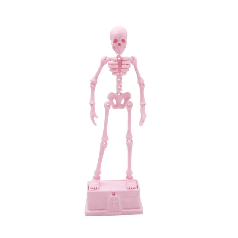 Dancing Skeleton Aquarium Ornament | Self-Balancing Floating Skeleton Decoration for Fish Tank | Unique 3D Printed Aquarium Decor | Safe for Freshwater & Saltwater Tanks | Black