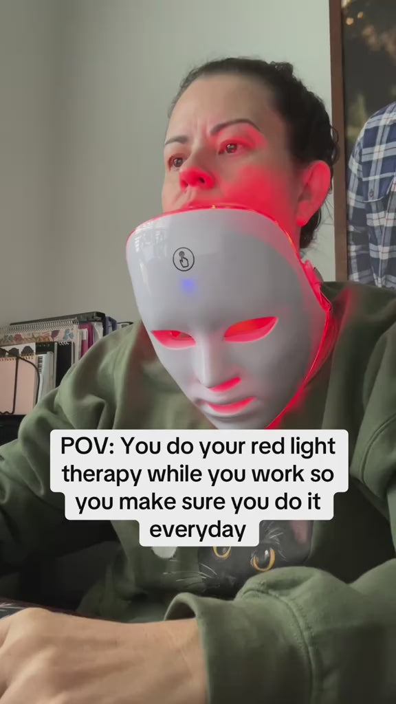 Red Light Therapy LED Face Mask for Skin Rejuvenation